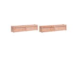 Vidaxl Fioriera 2 Pezzi. Legno Massiccio Di Abete Douglas
