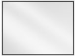 Mexen Loft Specchio Da Bagno Rettangolare 80 X 60 Cm, Cornice Nera - 9852-080-060-000-70