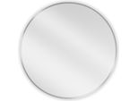 Mexen Loft Specchio Da Bagno Rotondo 70 Cm, Cornice Inox - 9850-070-070-000-10