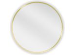 Mexen Loft Specchio Da Bagno Rotondo 35 Cm, Cornice Dorata - 9850-035-035-000-50