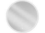 Mexen Erg Specchio Da Bagno Illuminato, Rotondo 80 Cm, Led 6000K, Antiappannamento - 9823-080-080-611-00