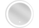 Mexen Oro Specchio Da Bagno Retroilluminato, Rotondo 50 Cm, Led 6000K, Antiappannamento - 9824-050-050-611-00