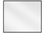 Mexen Loft Specchio Da Bagno Rettangolare 60 X 50 Cm, Cornice Nera - 9852-060-050-000-70