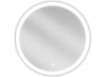 Mexen Oro Specchio Da Bagno Retroilluminato, Rotondo 70 Cm, Led 6000K, Antiappannamento - 9824-070-070-611-00