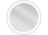 Mexen Oro Specchio Da Bagno Retroilluminato, Rotondo 60 Cm, Led 6000K, Antiappannamento - 9824-060-060-611-00