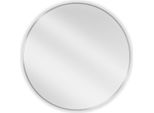 Mexen Loft Specchio Da Bagno Rotondo 80 Cm, Cornice Inox - 9850-080-080-000-10