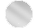 Mexen Erg Specchio Da Bagno Illuminato, Rotondo 60 Cm, Led 6000K, Antiappannamento - 9823-060-060-611-00