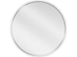 Mexen Loft Specchio Da Bagno Rotondo 60 Cm, Cornice Inox - 9850-060-060-000-10