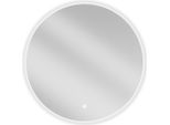 Mexen Erg Specchio Da Bagno Illuminato, Rotondo 70 Cm, Led 6000K, Antiappannamento - 9823-070-070-611-00