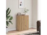Vidaxl Credenza Artisan In Rovere 60X30X75 Cm Materiale A Base Di Legno