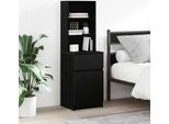 Comodino Elegant Style Nero 39X35X125 Cm Materiale A Base Di Legno - Comodini E Armadi Hommie3696578 1Pacco