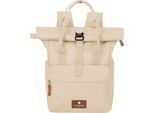 Travelite Zaino Per Il Tempo Libero Zaino Con Scomparto Per Laptop Basic Short Handle Rollup Backpack 11L Cream White Avorio