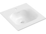Mexen Vela Lavabo Incassato Nel Piano 46 X 46,5 Cm, Bianco Lucido - 25234500