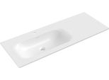 Mexen Vela Lavabo Incassato Sinistro 121 X 46,5 Cm, Bianco Lucido - 25231200L