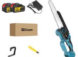 Motosega Elettrica, Motore Brushless, Display Digitale, 2 Batterie