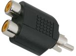 Adattatore A Y 10X Rca - Da 2X Presa Rca A 1X Spina Rca - Spinotto Splitter Audio/Video - 10 Pezzi [05099]