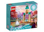 Lego 43198 La Corte Del Castello Di Anna Disney, Giocattolo Da Costruzione Della Principessa De La Regina Di Ghiaccio 2 Con Mini-Doll Anna, Collezione Abito Di Diamante
