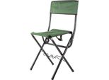 Verk 01678_Z Sedia Da Campeggio Pieghevole Con Portacanne Da Pesca, Verde
