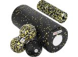 Set Di Massaggio Crossfit 5 In 1, Roller Ball In Epp - Giallo