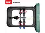 PA-EZP-F4 - Pozzetto Per Irrigazione Assemblato Da 1" A 4 Zone Con Componentistica Toro"
