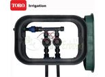 PA-EZP-2 - Pozzetto Per Irrigazione Assemblato Da 1" A 2 Zone Con Componentistica Toro"