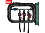 PA-EZP-3 - Pozzetto Per Irrigazione Assemblato Da 1" A 3 Zone Con Componentistica Toro"