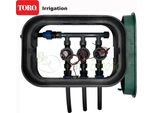 PA-EZP-3-9V - Pozzetto Per Irrigazione Assemblato Da 1" A 3 Zone Con Componentistica Toro"