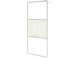 Vidaxl Schermo Doccia Per Cabina Doccia Esg Design Vetro Pietra 100X195 Cm