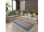 Vidaxl Tappeto Per Esterni Arakil Grigio 120X180 Cm Pp