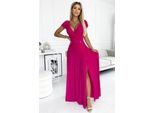 Numoco Abito Da Sera Donna Crystal Fucsia M