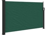 Vidaxl Tenda Laterale Estensibile Verde Scuro 120X500 Cm