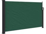 Vidaxl Tenda Laterale Estensibile Verde Scuro 120X600 Cm