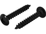 Vidaxl Chiodo Autofilettante 2 Pezzi Nero 4 X 25 Mm Acciaio