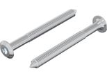 Vidaxl Vite 2 Pezzi Argento M6 X 60 Mm Acciaio