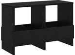 Syfax™ Scaffale Per Riviste Rovere Nero 68,5 X 30 X 45 Cm