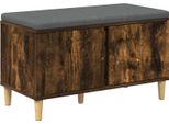 Syfax™ Panca Per Ingresso Con Cuscino Rovere Fumé 60 X 38 X 46 Cm
