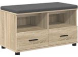 Syfax™ Panca Per Ingresso Con Cuscino Rovere Sonoma 80 X 38 X 46 Cm
