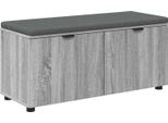 Syfax™ Panca Per Ingresso Con Cuscino Grigio Sonoma 100 X 38 X 46 Cm