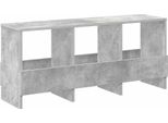 Syfax™ Scaffale Per Riviste Grigio Cemento 102 X 30 X 45 Cm