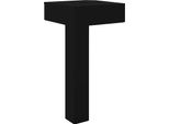 Vidaxl Piedi 2 Pezzi Nero 57 X 57 X 100 Mm Ferro