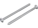 Vidaxl Vite 2 Pezzi Argento M6 X 100 Mm Acciaio