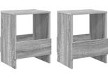 Syfax™ Scaffale Per Riviste 2 Pcs Grigio Sonoma 35 X 30 X 45 Cm