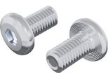 Vidaxl Vite Con Cricchetto Uni 2 Pezzi Argento M6 X 12 Mm Acciaio