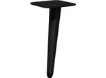 Vidaxl Piedi 2 Pezzi Nero 56 X 56 X 100 Mm Ferro
