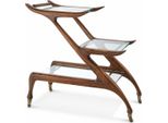 Casa Padrino Carrello Marrone 85 X 50 X H. 80 Cm - Accessori Alberghieri
