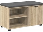 Syfax™ Panca Per Ingresso Con Cuscino Rovere Sonoma 80 X 38 X 46 Cm