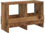 Syfax™ Scaffale Per Riviste Legno Vecchio 68,5 X 30 X 45 Cm