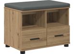 Syfax™ Panca Per Ingresso Rovere Artigianale 60 X 38 X 46 Cm