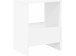 Vidaxl Portariviste Bianco 35 X 30 X 45 Cm