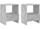 Syfax™ Scaffale Per Riviste 2 Pcs Grigio Cemento 35 X 30 X 45 Cm